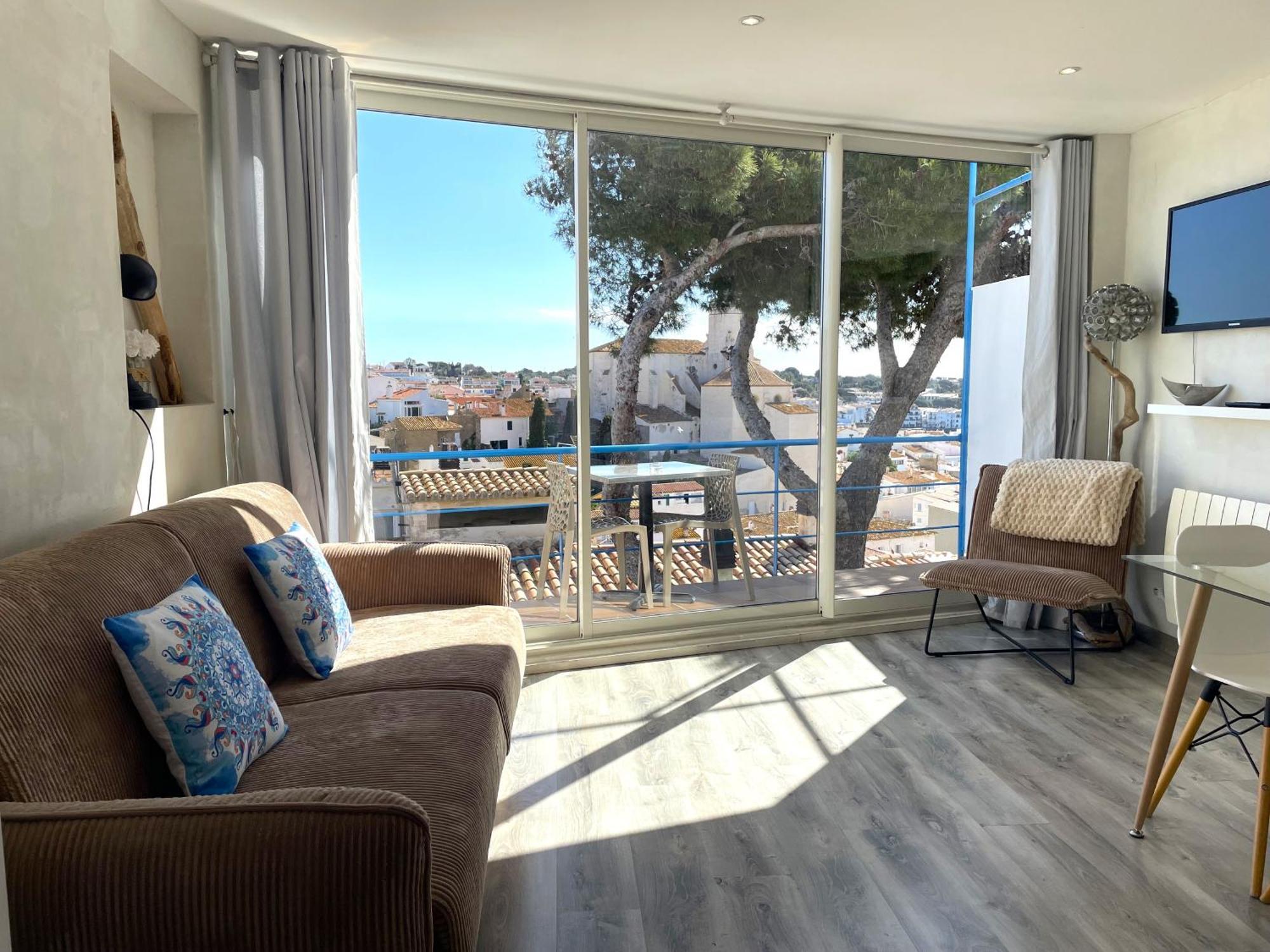 Tusquets - Apartamento Con Vistas Al Mar Кадакес Экстерьер фото